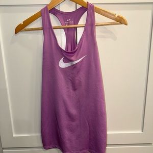Purple Nike Racerback dri-fit size M